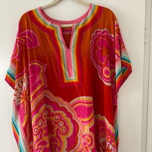 Trina Turk never worn cover up. Perfect for a beach or as a dress.